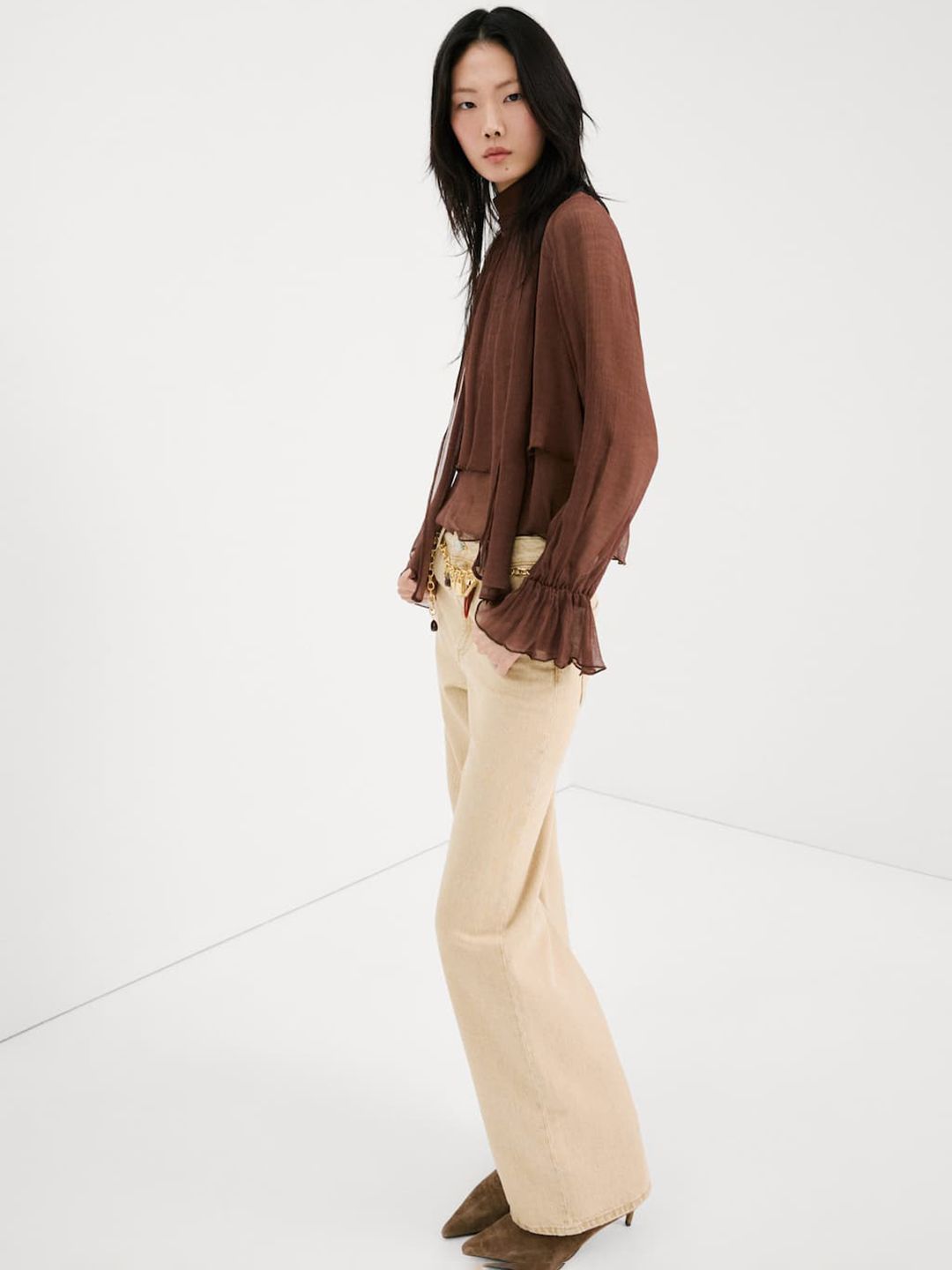 High Neck Layered Top