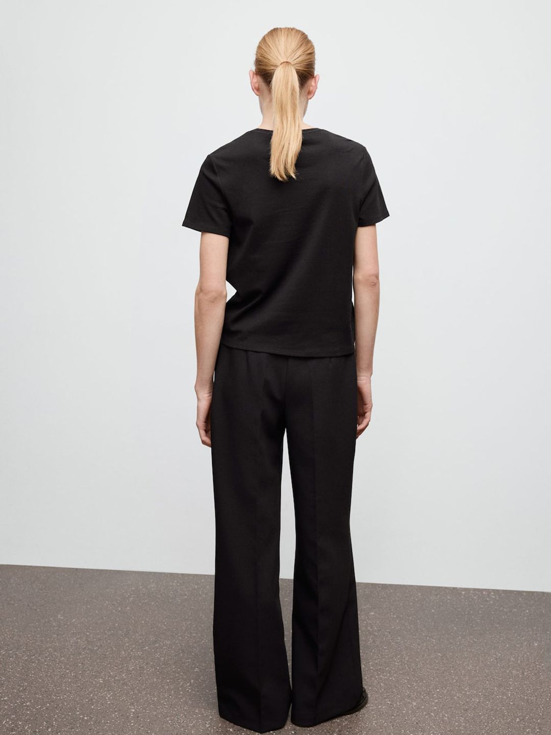Round Neck Pure Cotton T-shirt