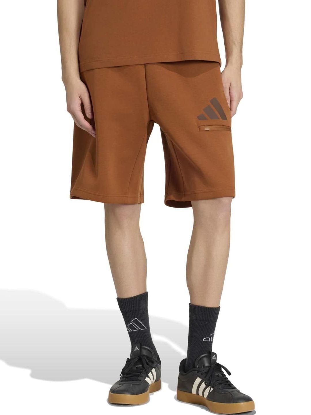 ADIDAS ADIDAS M FI 3BAR Loose Fit Knee Length Shorts
