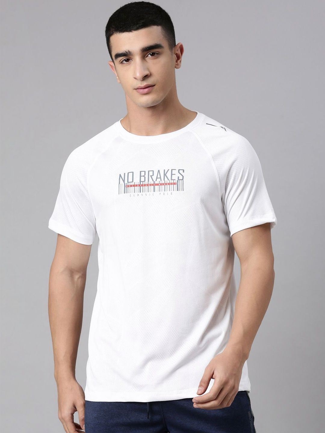 Classic Polo Men Typography Printed Slim Fit T-shirt