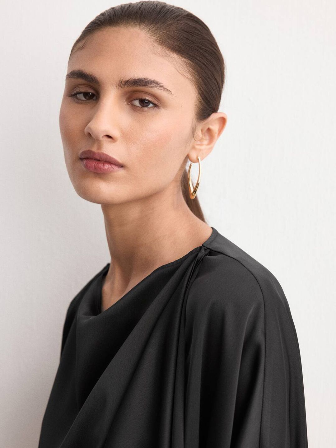 Cowl Neck Cape Top