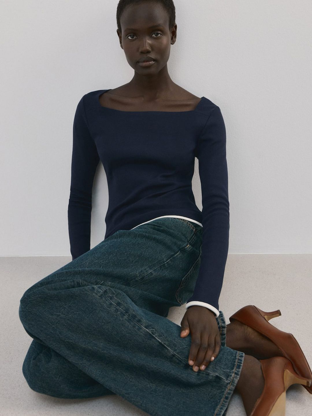 Square Neck Regular T-shirt