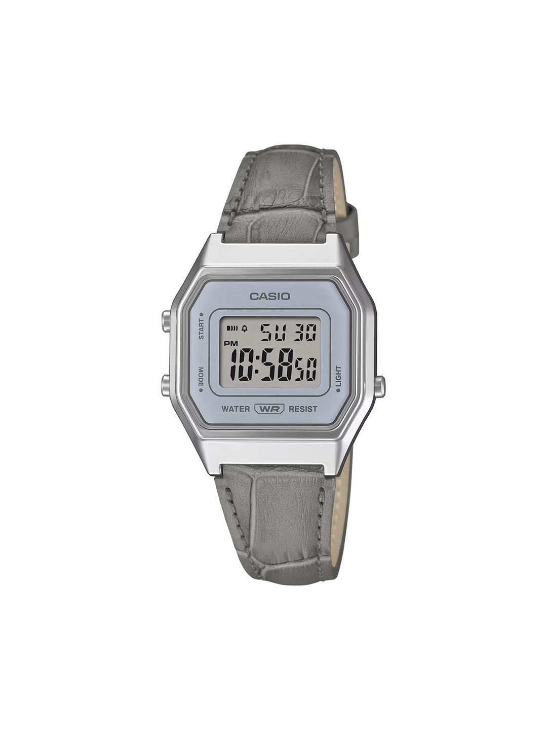 CASIO CASIO Women Dial & Leather Wrap Around Straps Digital Watch D424