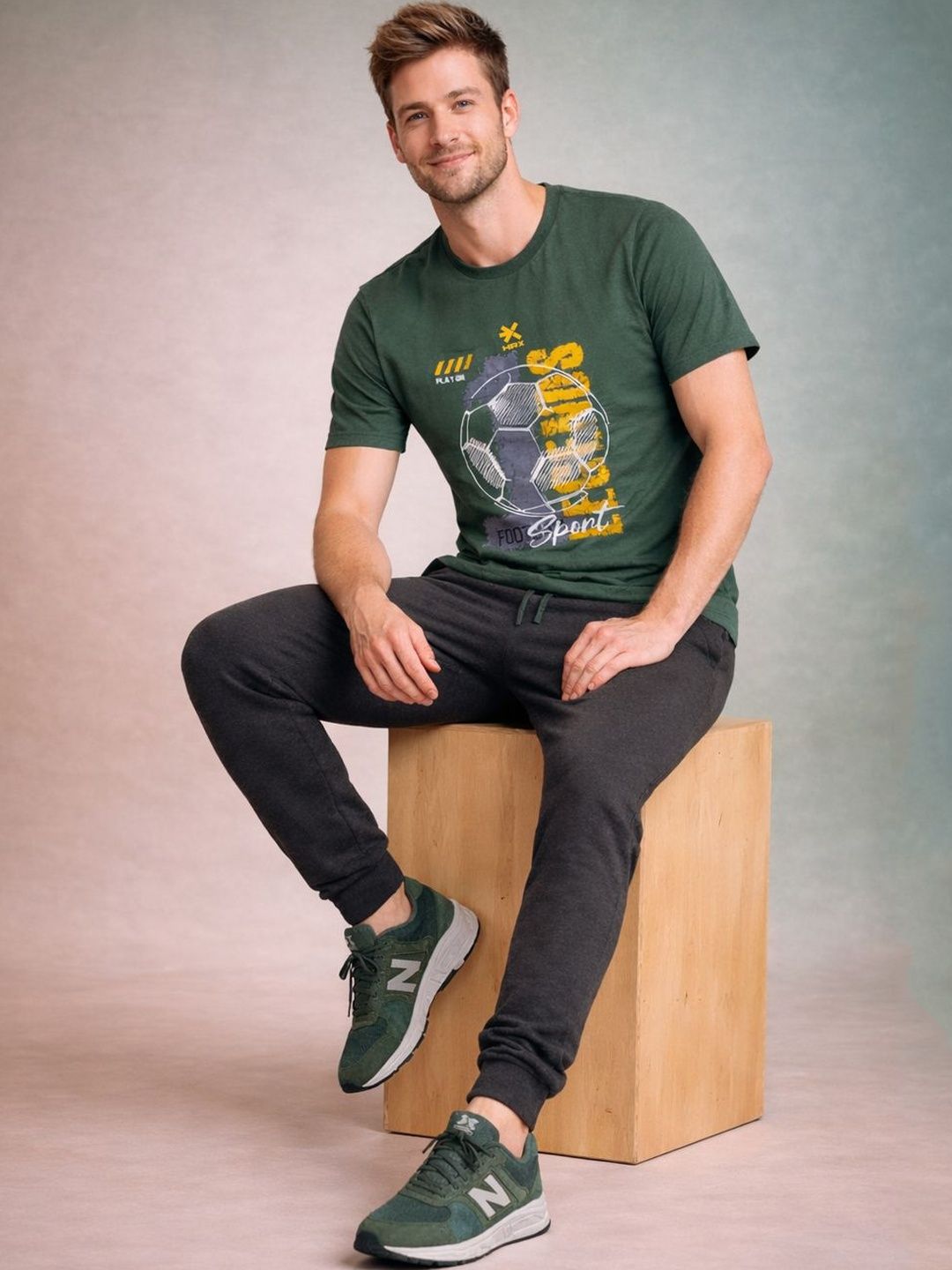 HRX by Hrithik Roshan Men Sports Printed T-shirt