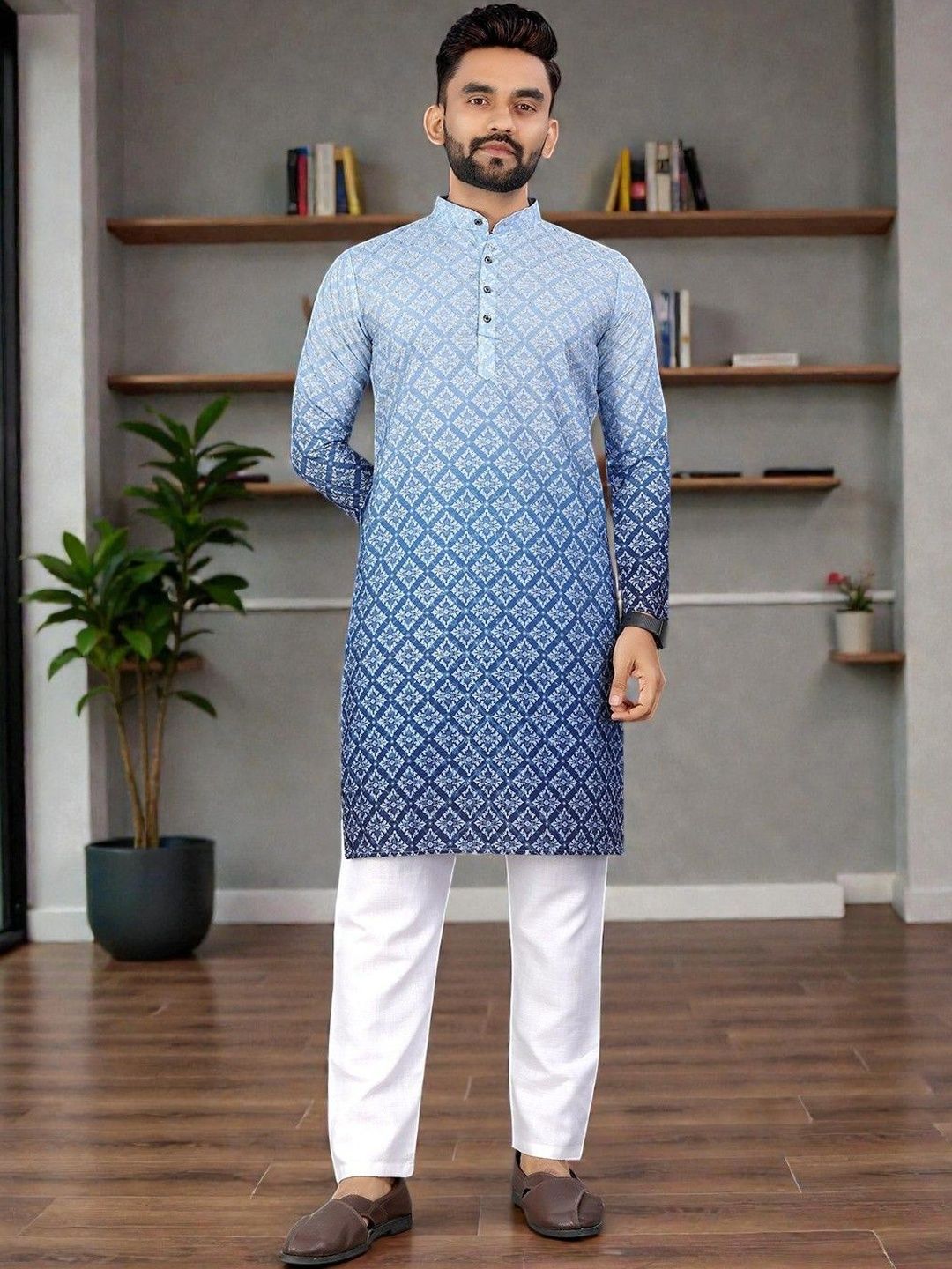 MAITHILI CREATION Men Embroidered Kurta