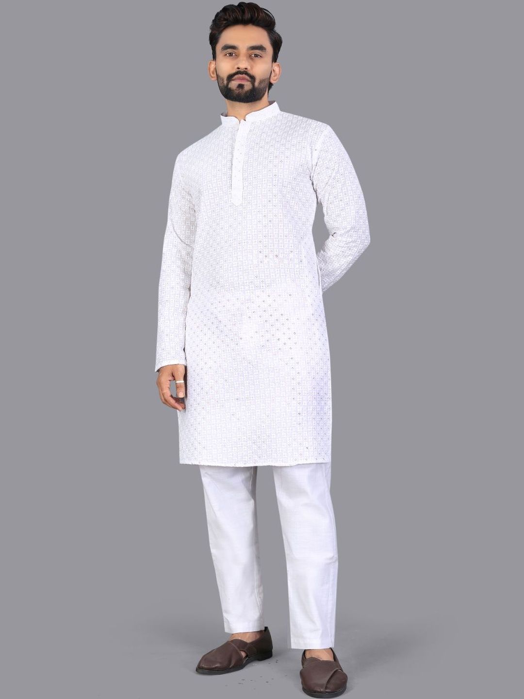 MAITHILI CREATION Men Embroidered Kurta