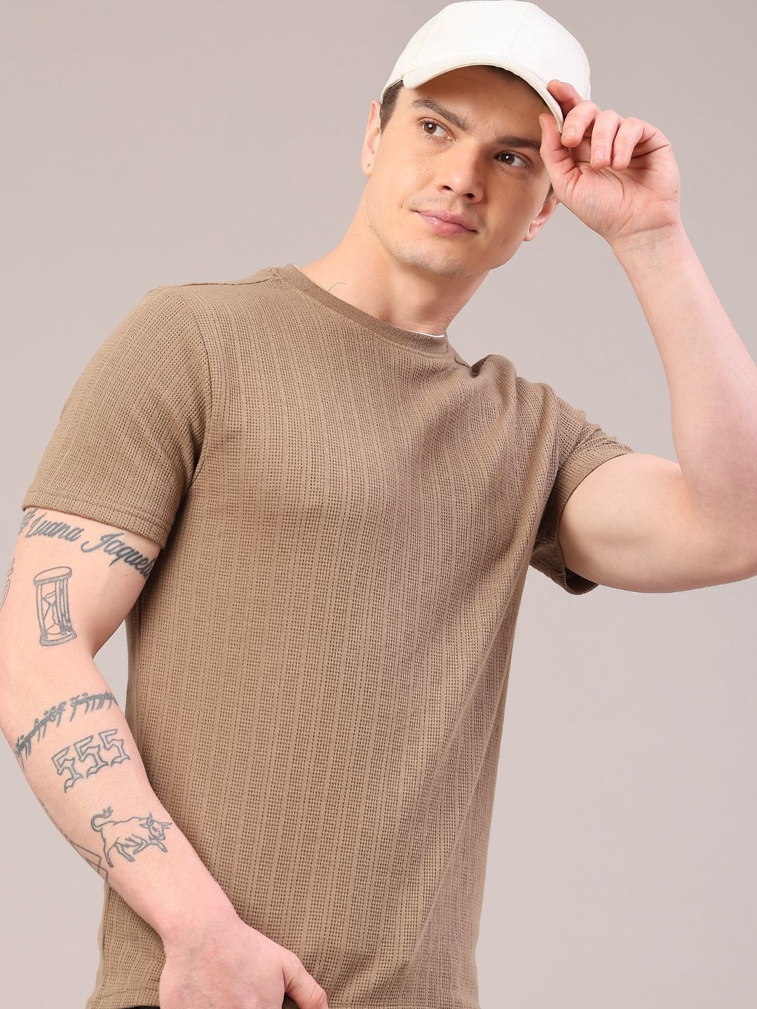 V-Mart Men Slim Fit T-shirt