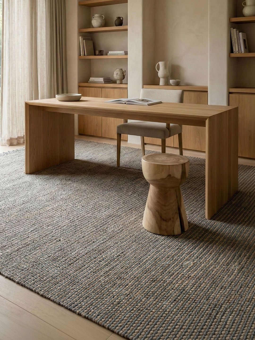 ASTERLANE ASTERLANE Brown Striped No Shredding Other Carpet