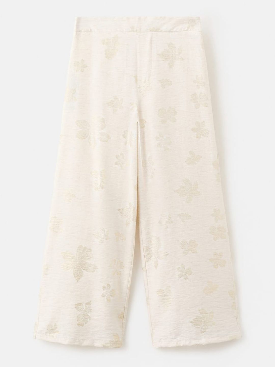 Mango Kids Girls Floral Printed Trousers