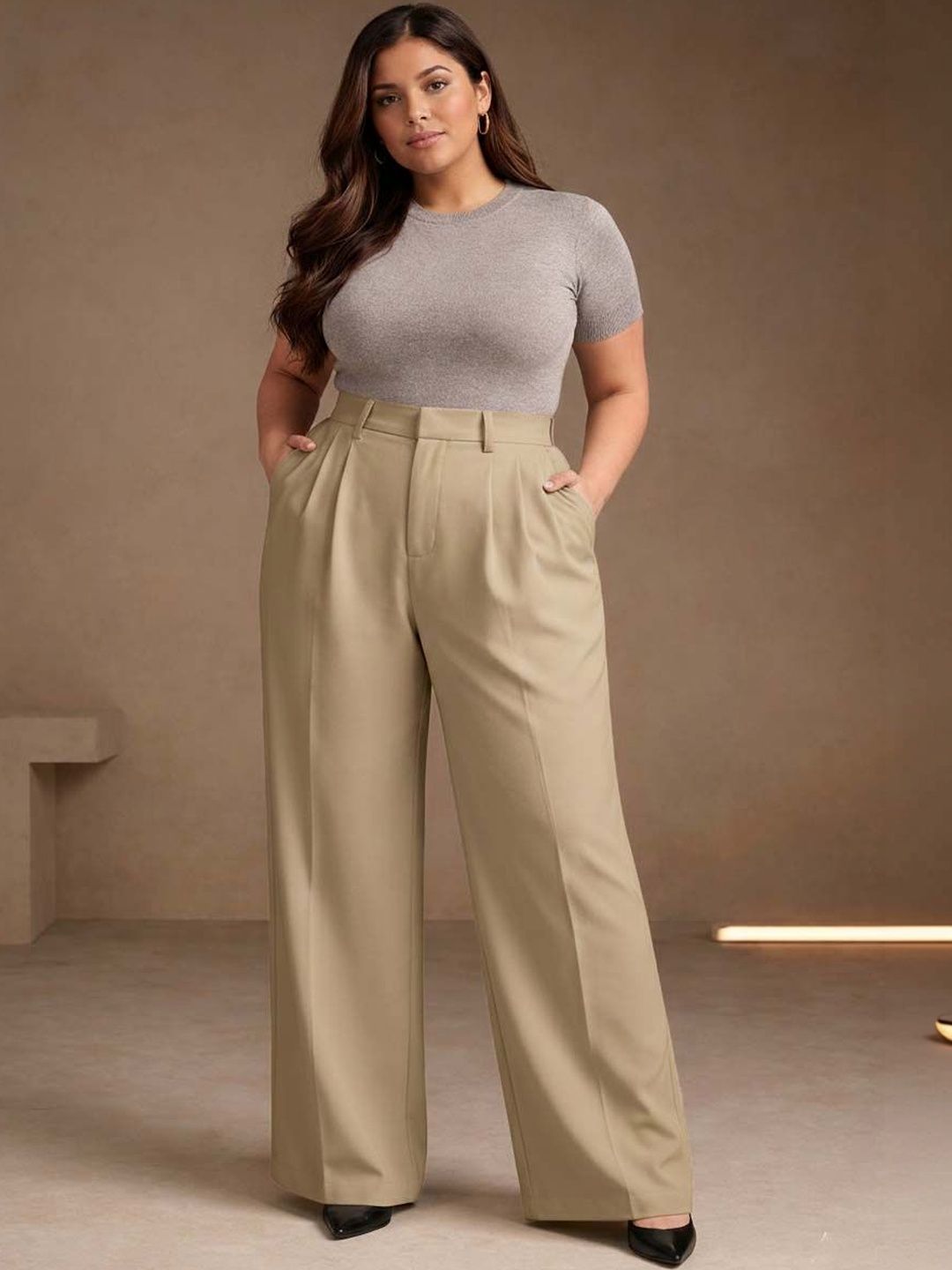 Stylecast X Kotty Women High Waist Daily Wear Pants