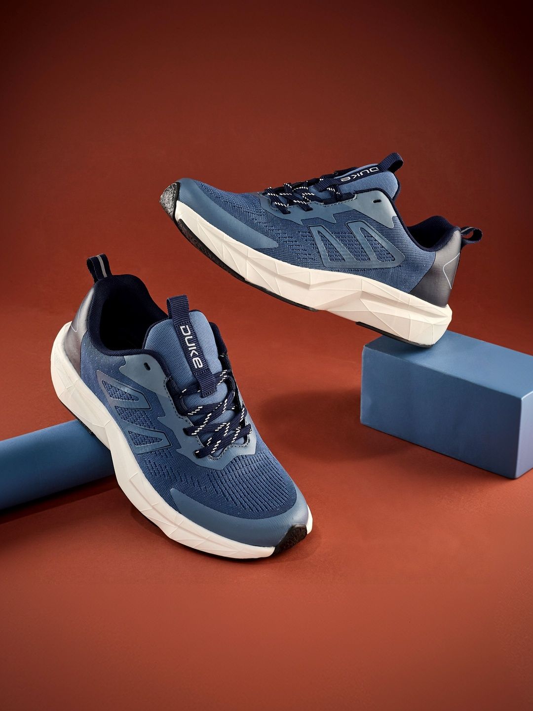 Duke Men Textile Running Shoes