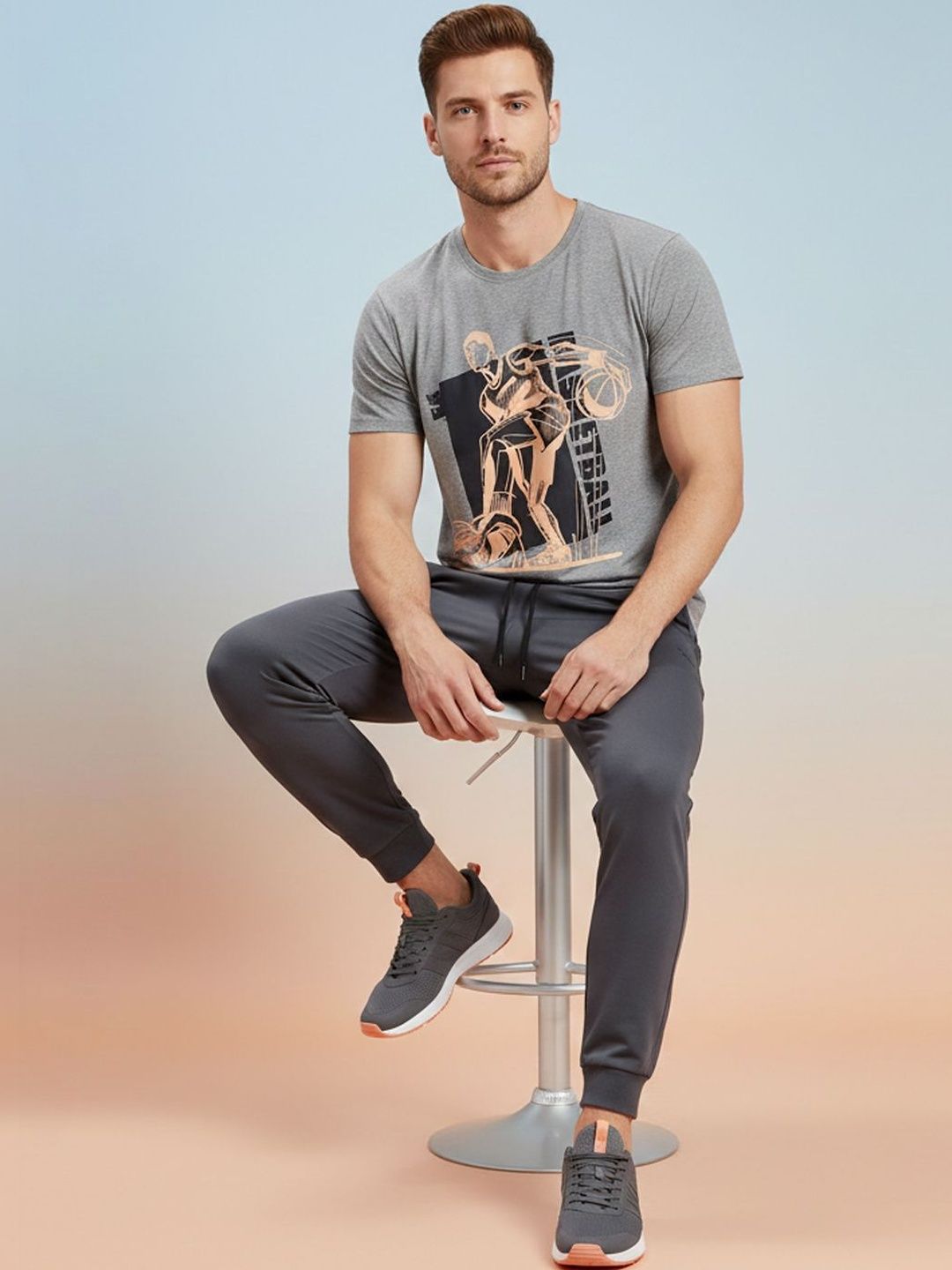 HRX by Hrithik Roshan Men Sports Printed T-shirt