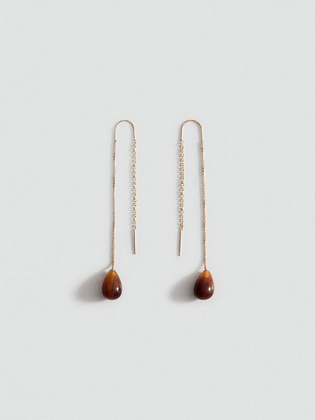 MANGO FRIDA Teardrop Shaped Drop Earrings