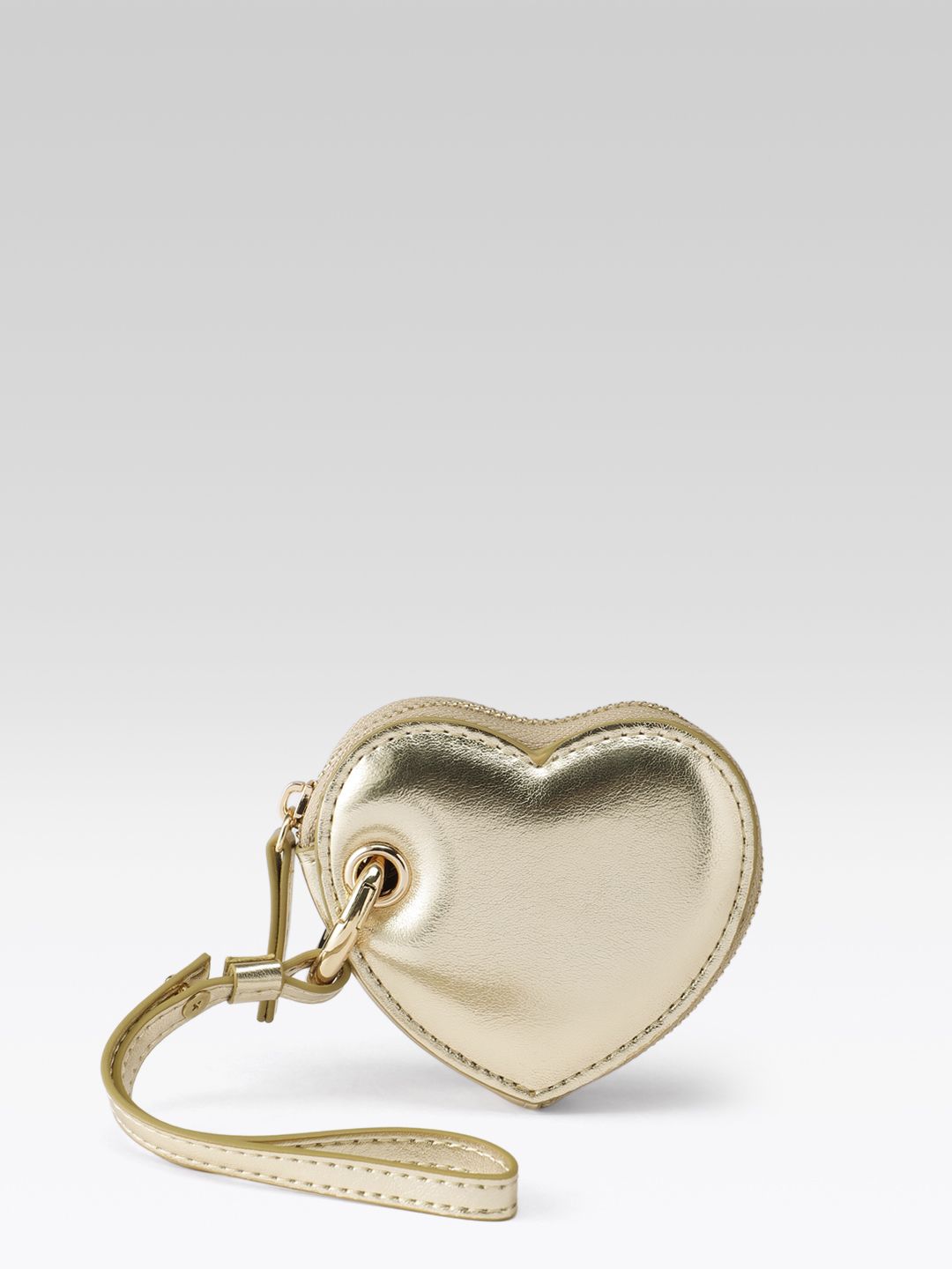 Textured Heart Shaped Keychain