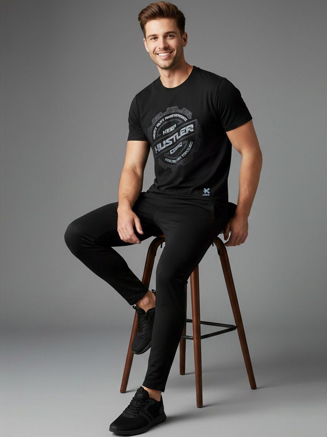 HRX by Hrithik Roshan Men Typography Printed T-shirt