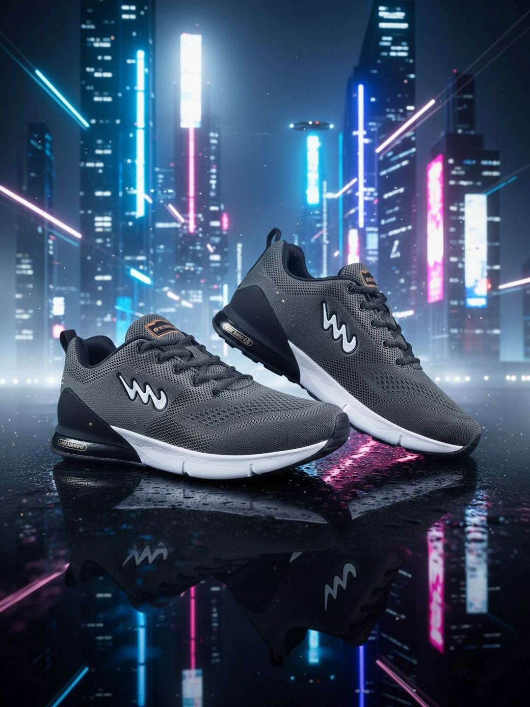 WILD LEOPARD Men Mesh Running Non-Marking Shoes