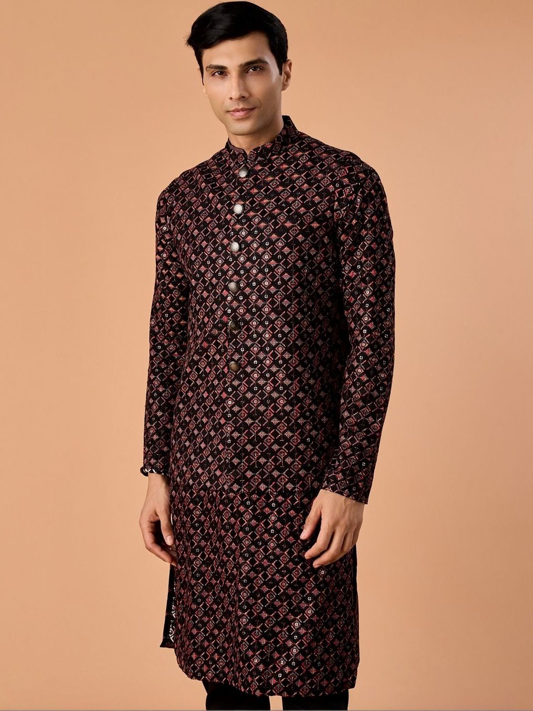 Manyavar Embroidered Nehru Jackets