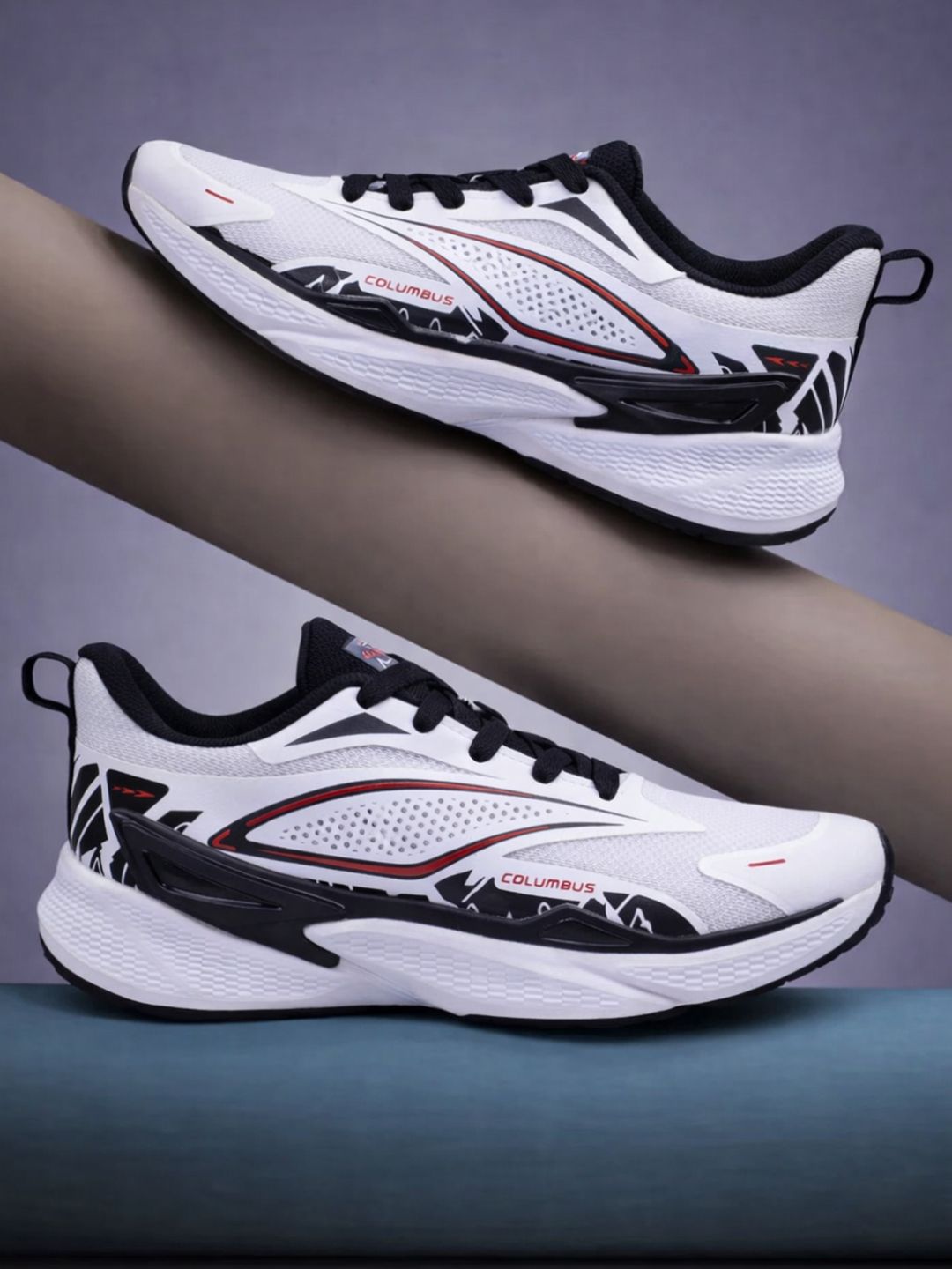Columbus Men Mesh Running Non-Marking Shoes