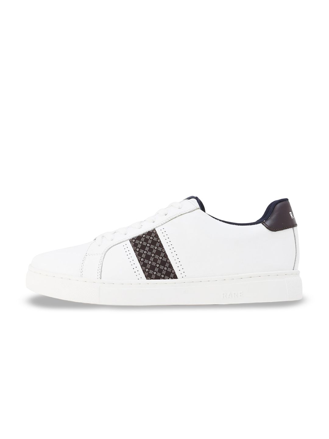 RARE RABBIT Men Galileo Pro Round Toe Leather Sneakers