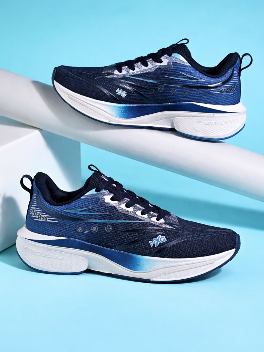 Columbus Men Mesh Running Non-Marking Shoes