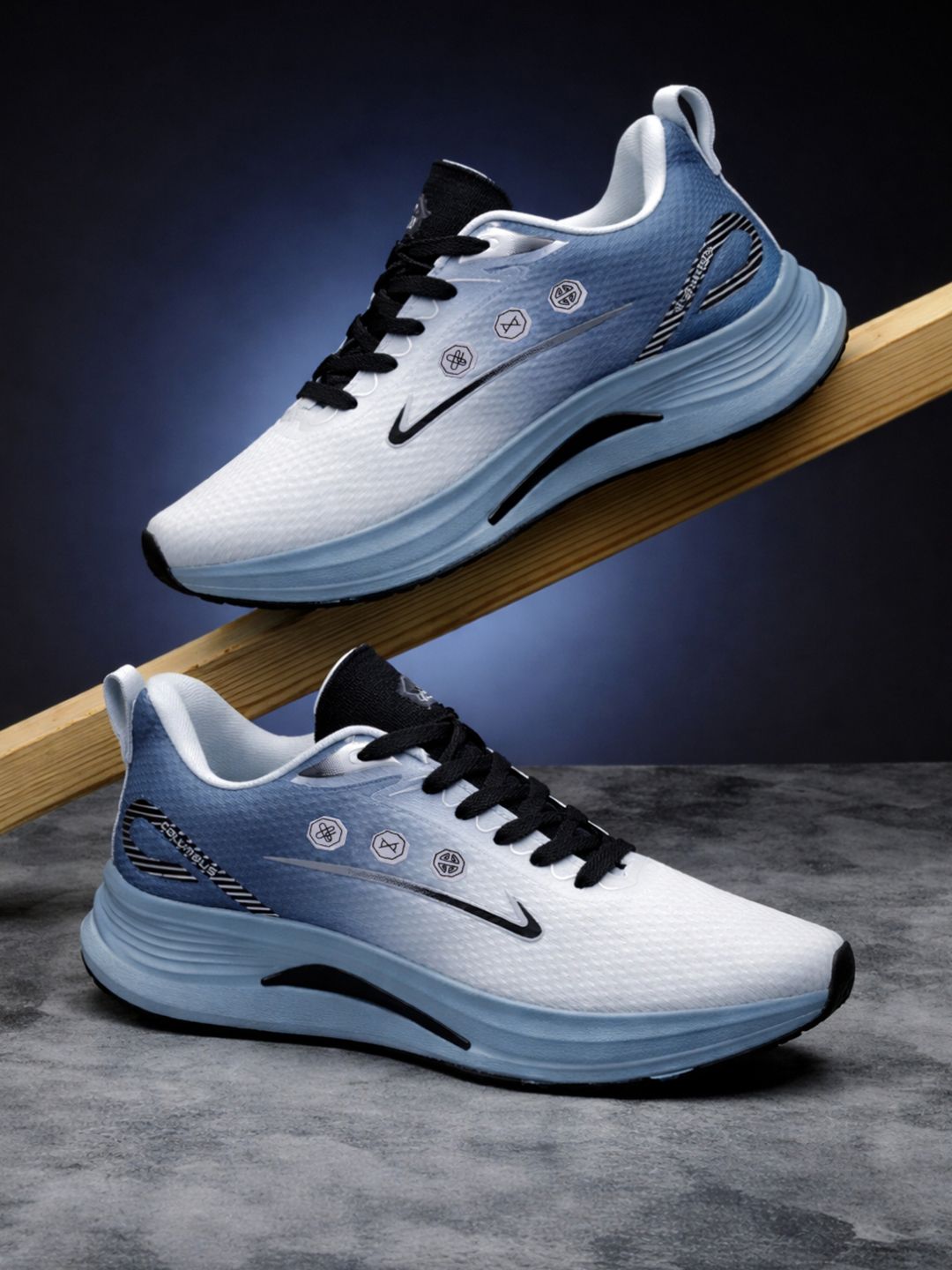 Columbus Men Mesh Running Non-Marking Shoes