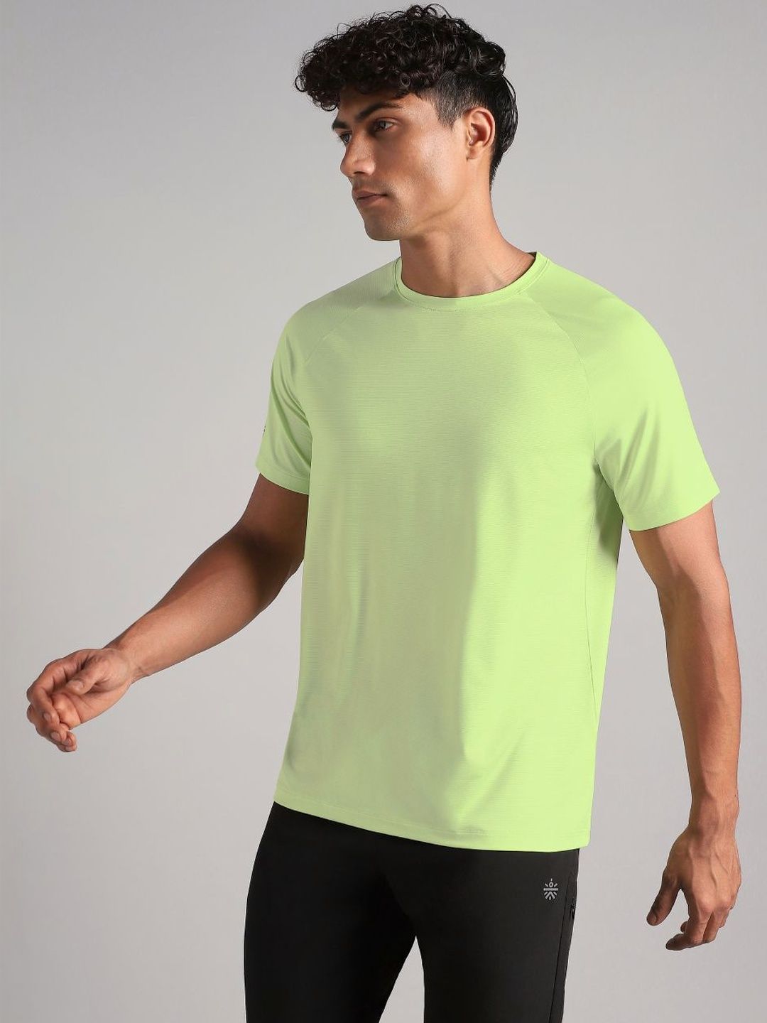CULT Men Lime Run Forward T-Shirt