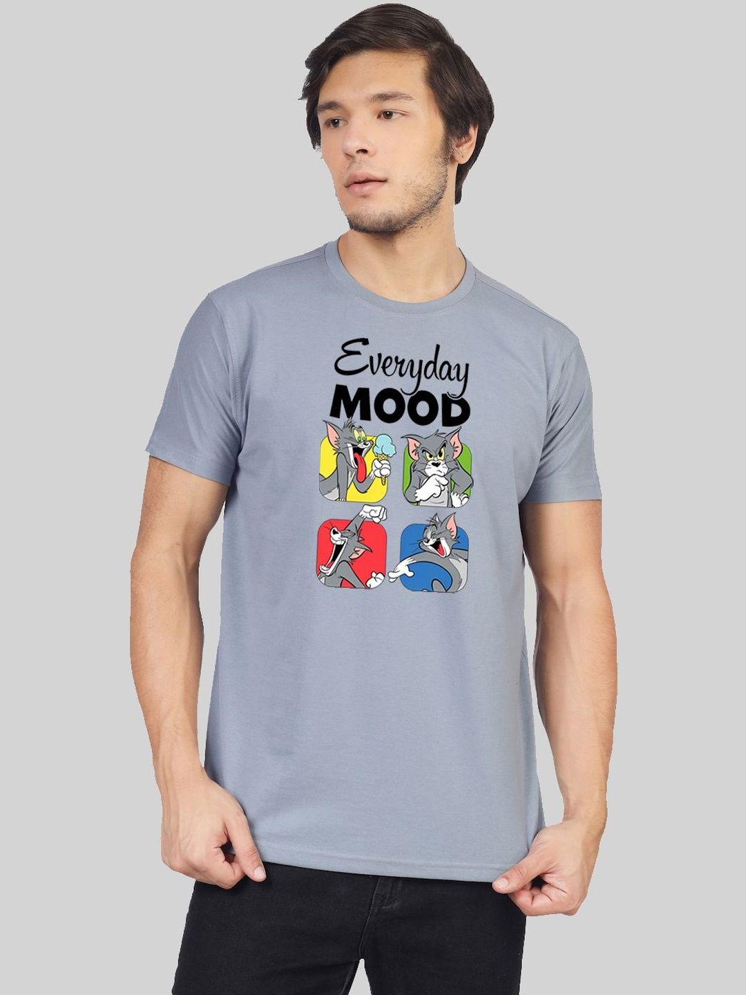 Greylongg Men Printed T-shirt