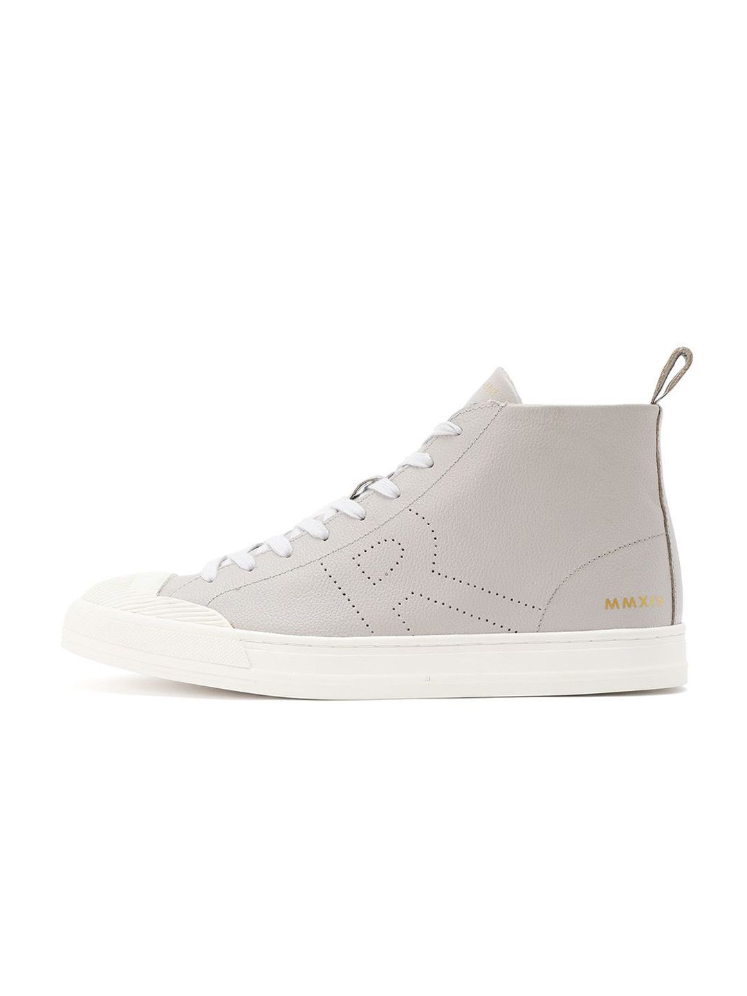 RARE RABBIT Men Sauron Hi Pro Leather Sneakers