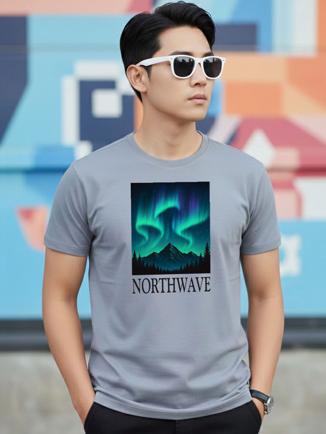 Greylongg Men Printed T-shirt