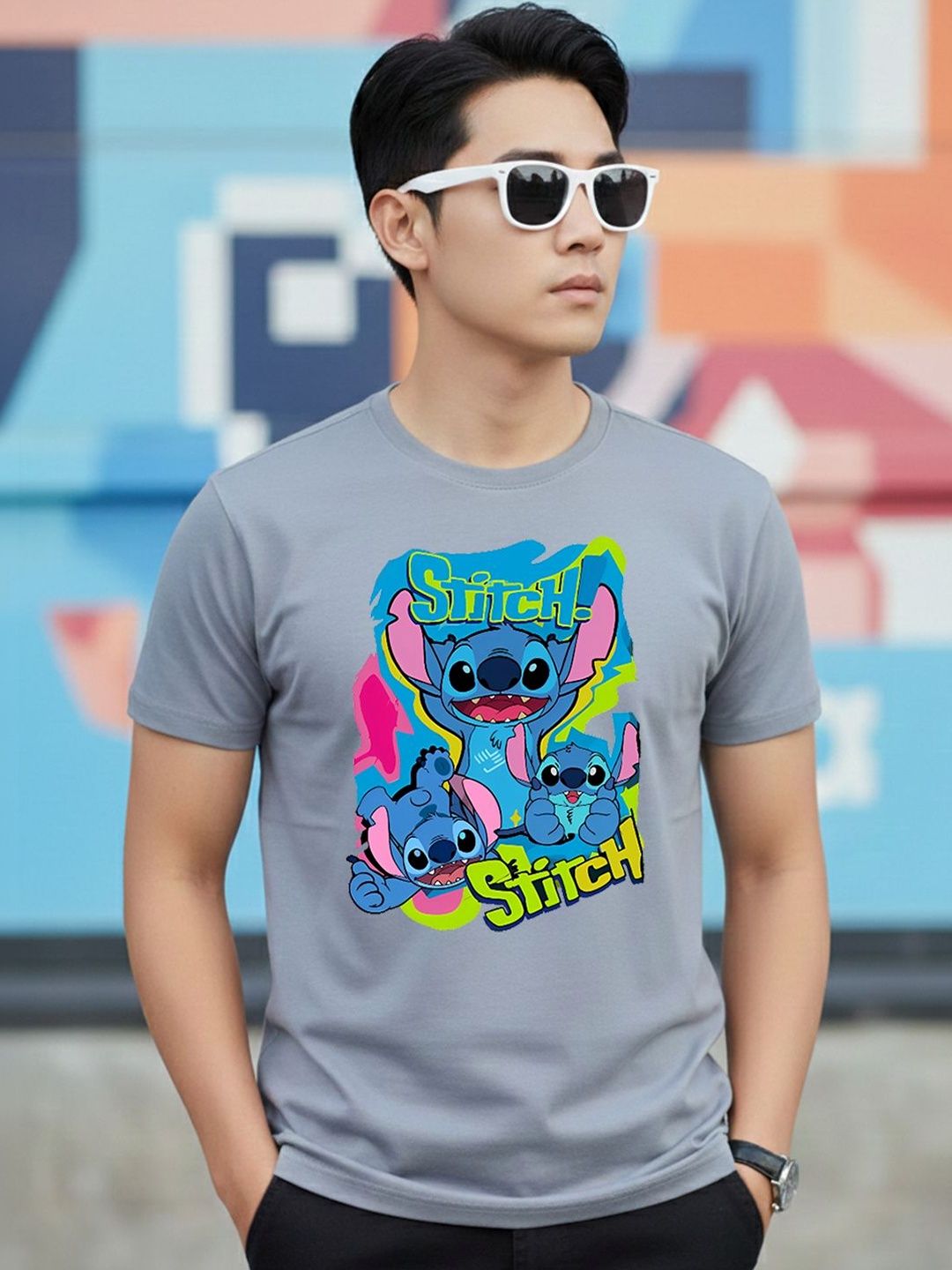 Greylongg Men Printed T-shirt