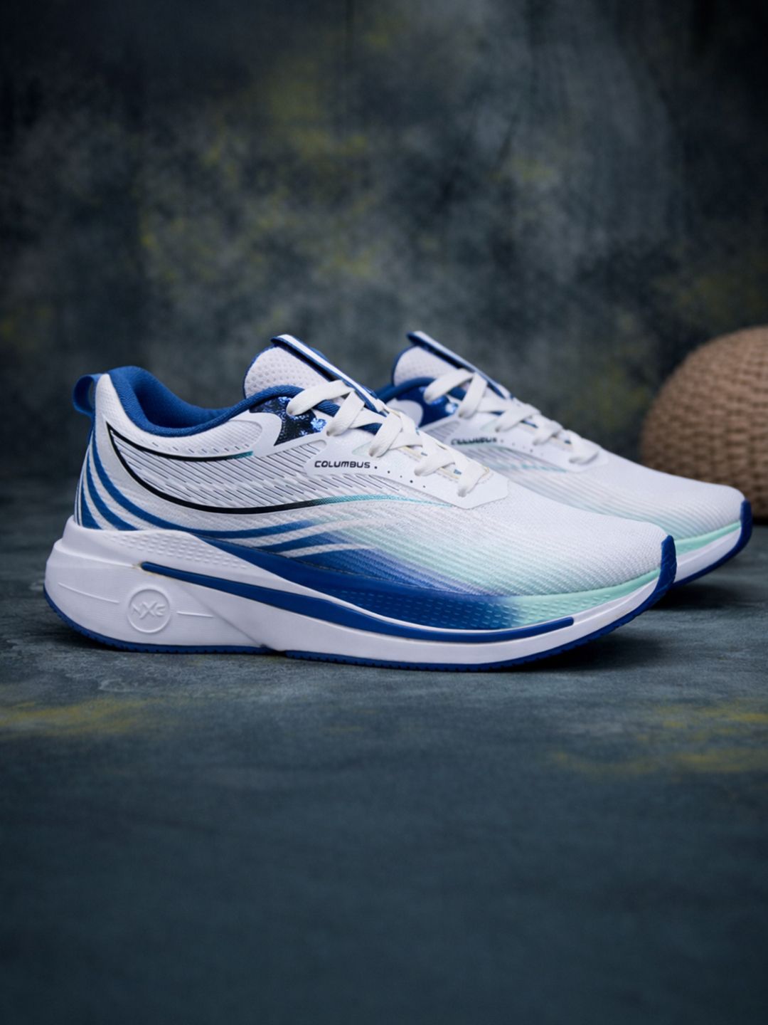 Columbus Men Mesh Running Non-Marking Shoes