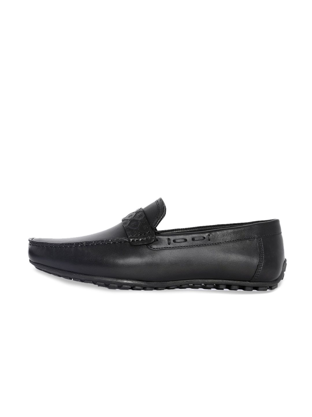 RARE RABBIT Men Bold Leather Formal Loafers Shoes