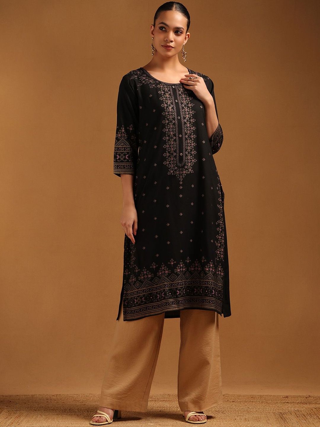 Women Floral Printed Kurta Soch Women Floral Printed Kurta
