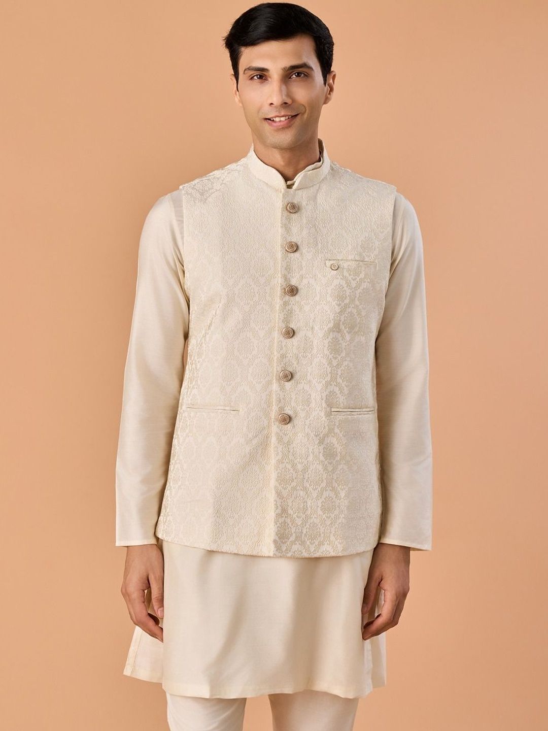 Manyavar Embroidered Nehru Jackets
