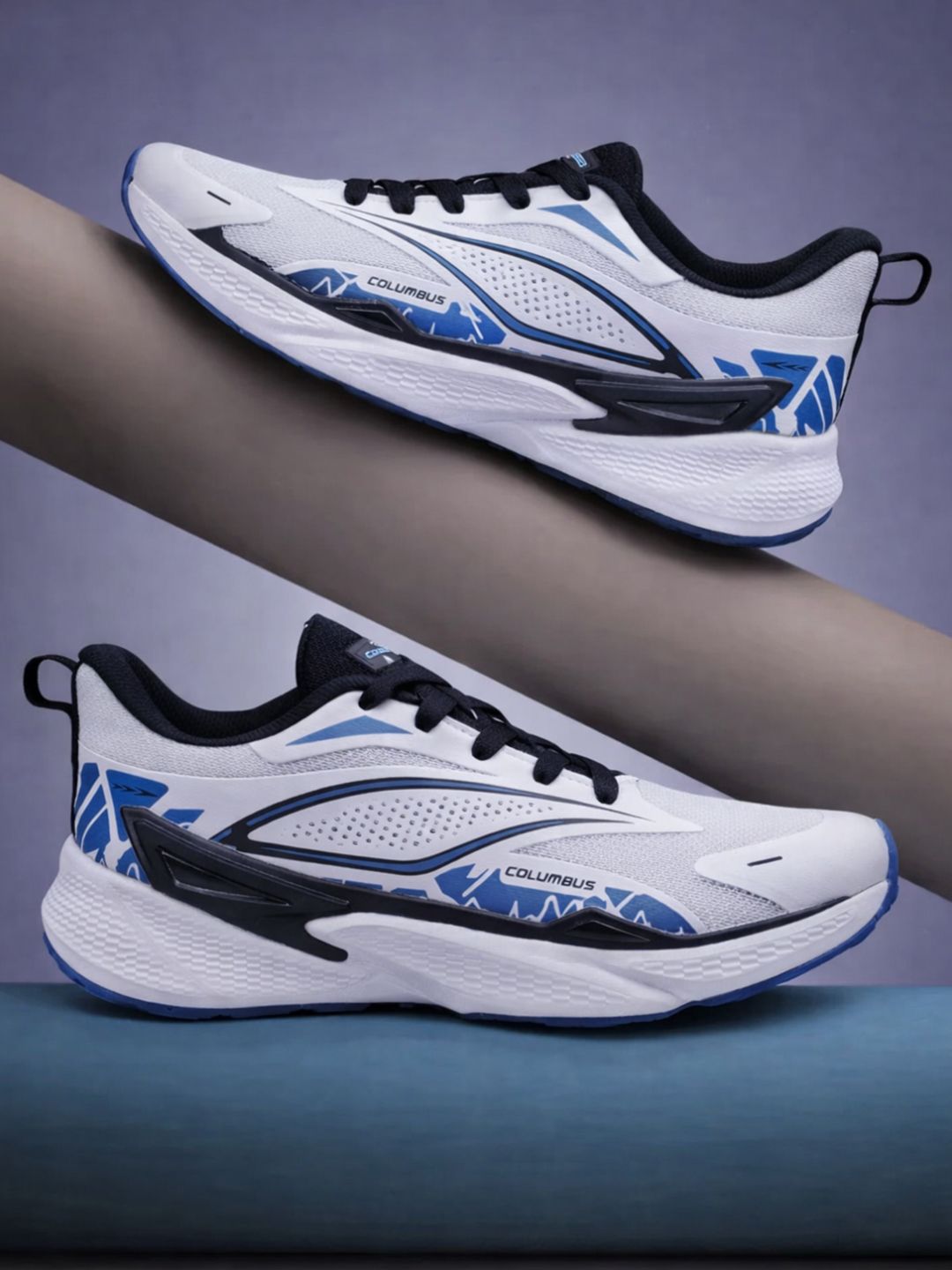 Columbus Men Mesh Running Non-Marking Shoes