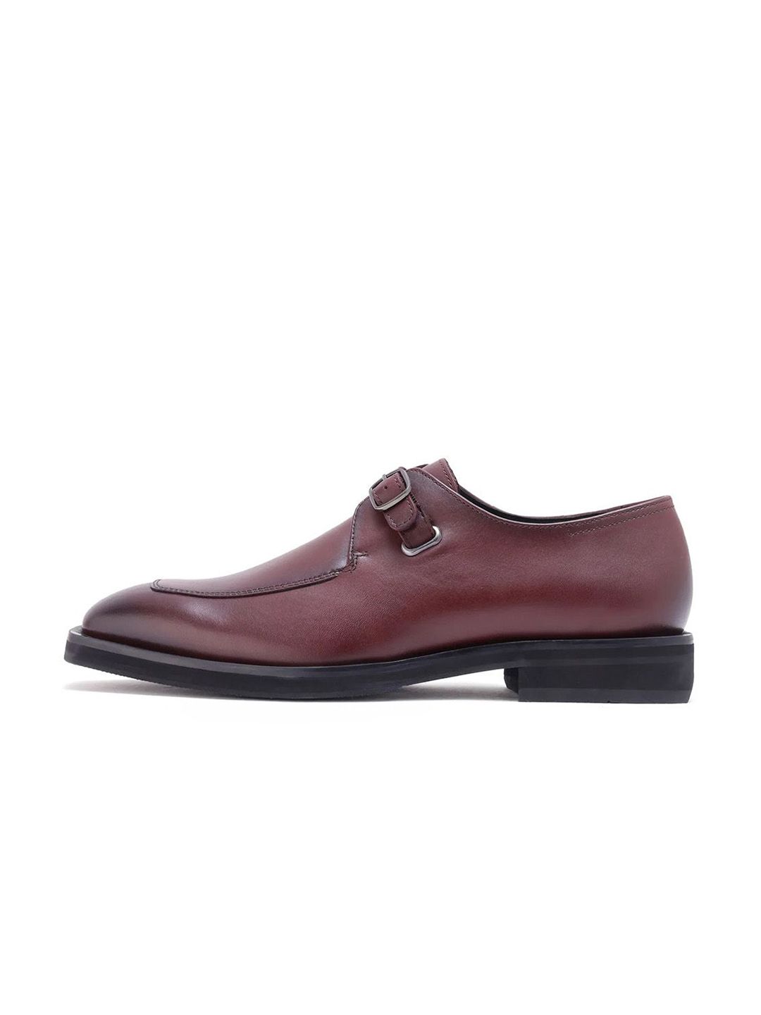 RARE RABBIT Men Round Toe Formal Monk Shoes