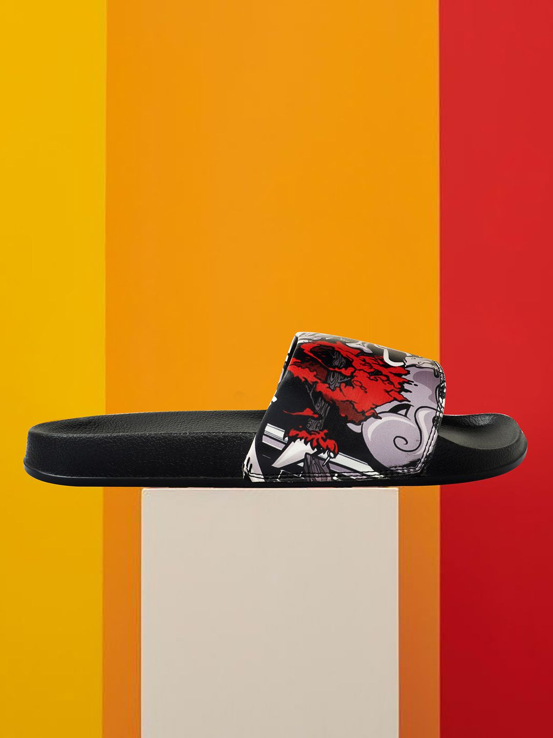 ARVAN Men Printed Sliders