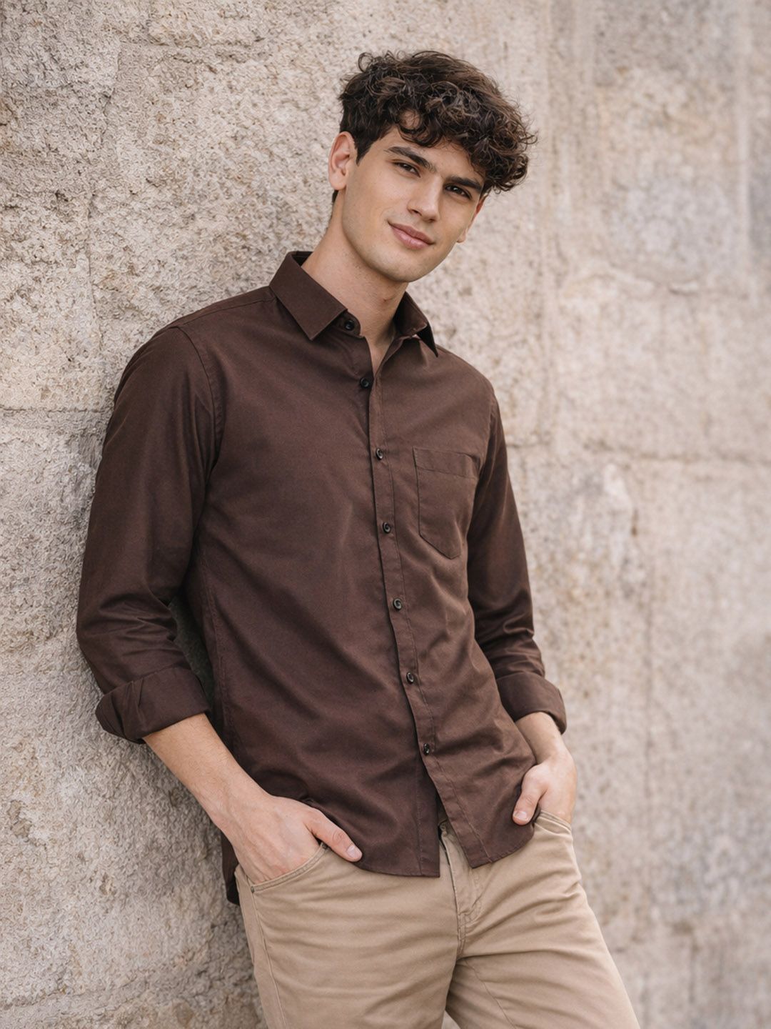 VOZIA VOZIA Men Premium Slim Fit Casual Shirt
