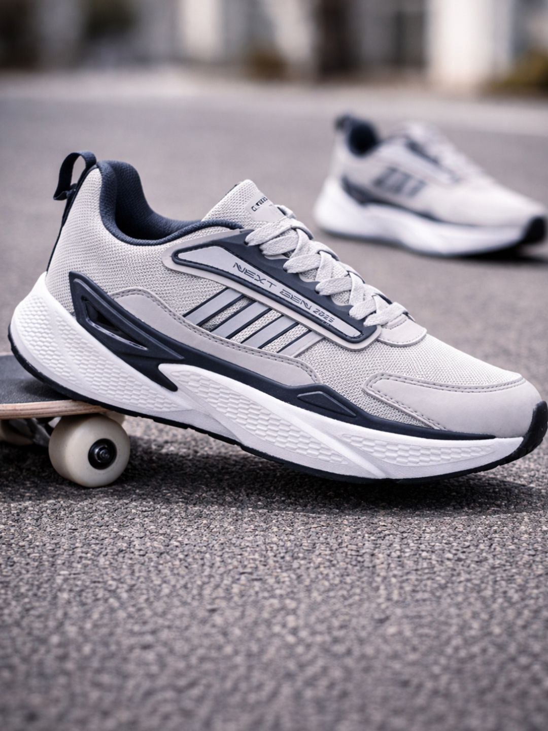 Columbus Men Mesh Running Non-Marking Shoes