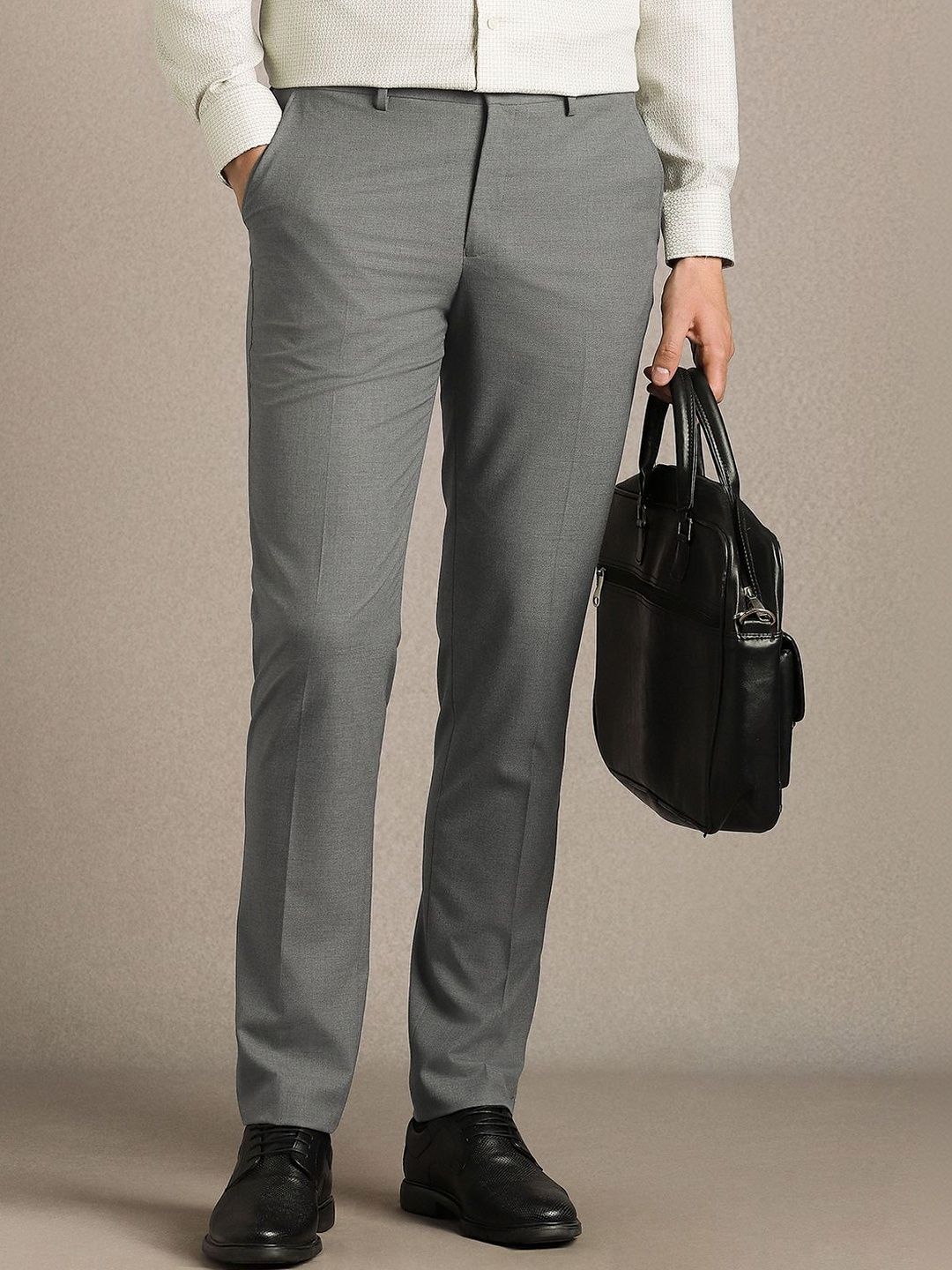 Louis Philippe Men Slim Fit Trousers