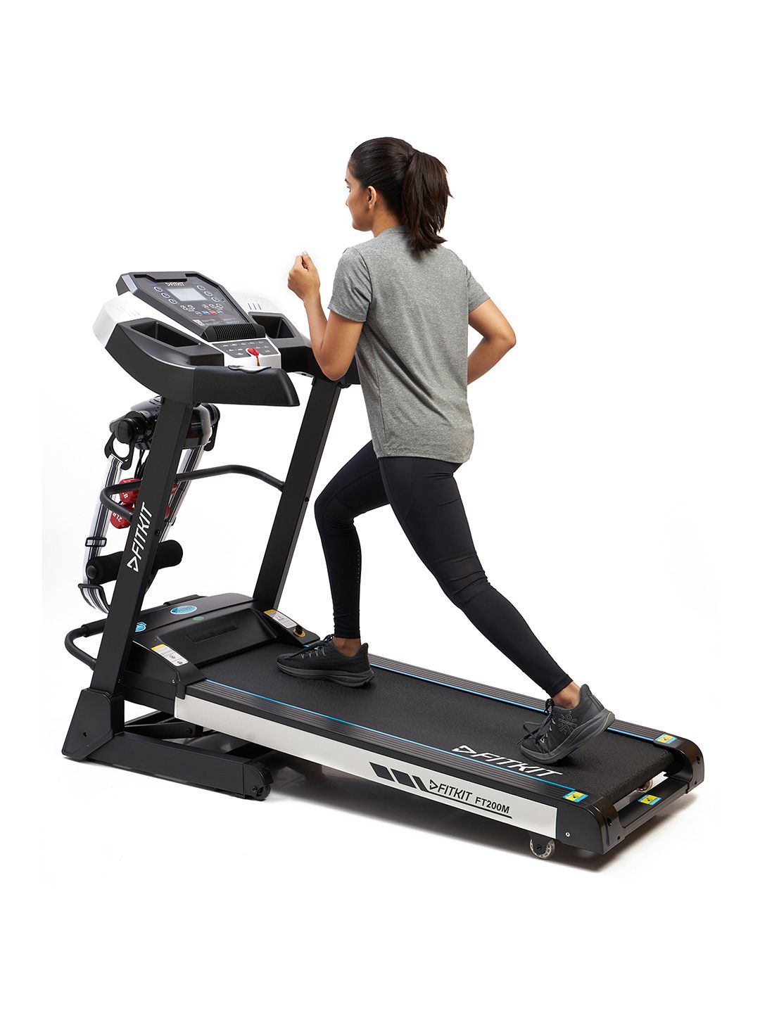 FITKIT FITKIT By Cult FT200M 6.5HP Peak Motorized Treadmill With 12 Preset Program