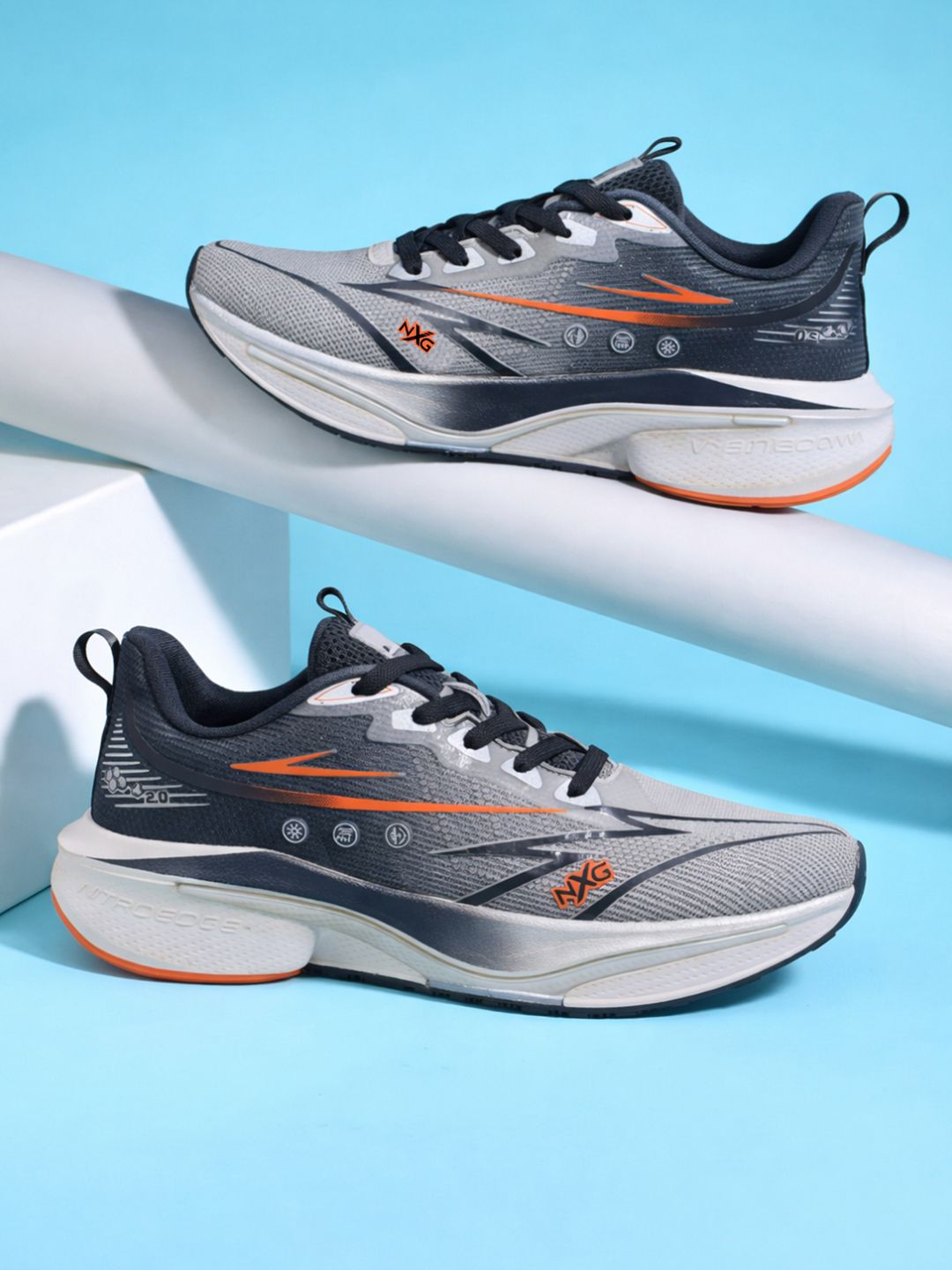 Columbus Men Mesh Running Non-Marking Shoes