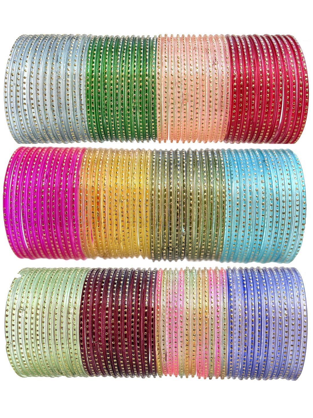 HAND KKRAFTS HAND KKRAFTS Set Of 12 Stone Studded  Bangle