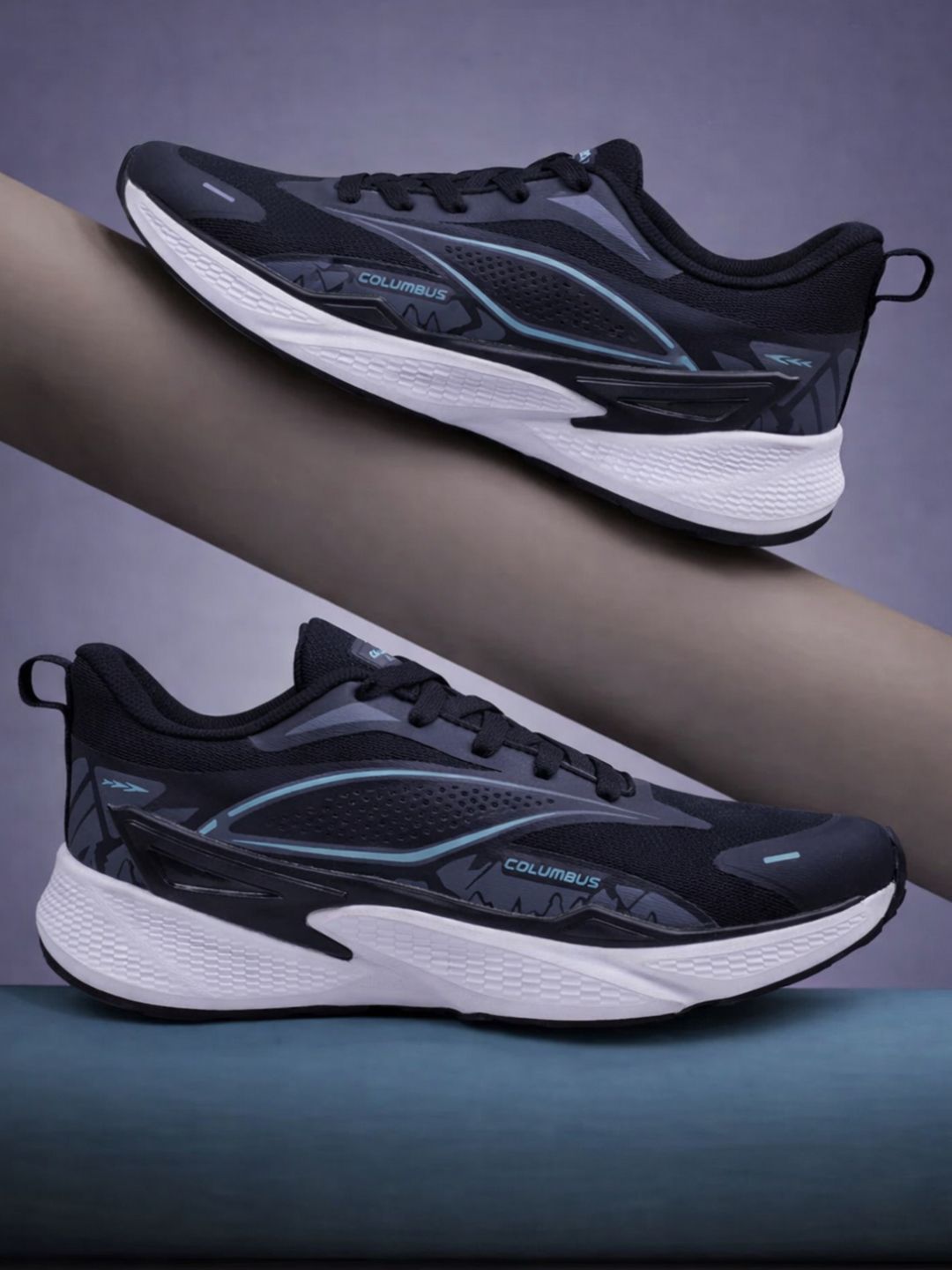 Columbus Men Mesh Running Non-Marking Shoes
