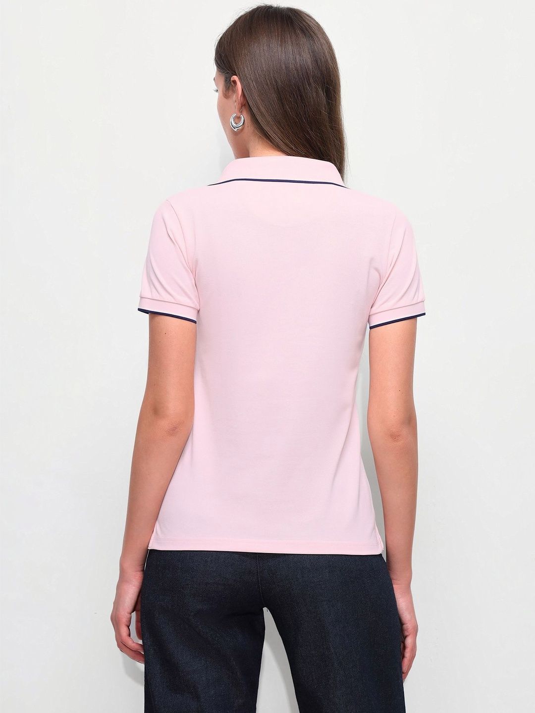 Brand Logo Polo Collar T-shirt