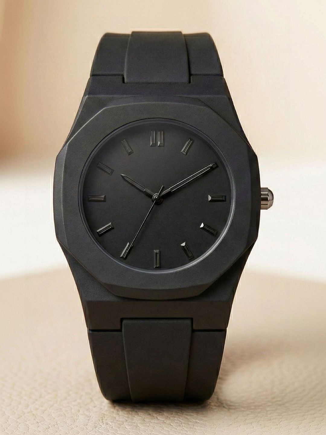 PAPIO Unisex Dial & Straps Analogue Watch MN-287 BLACK