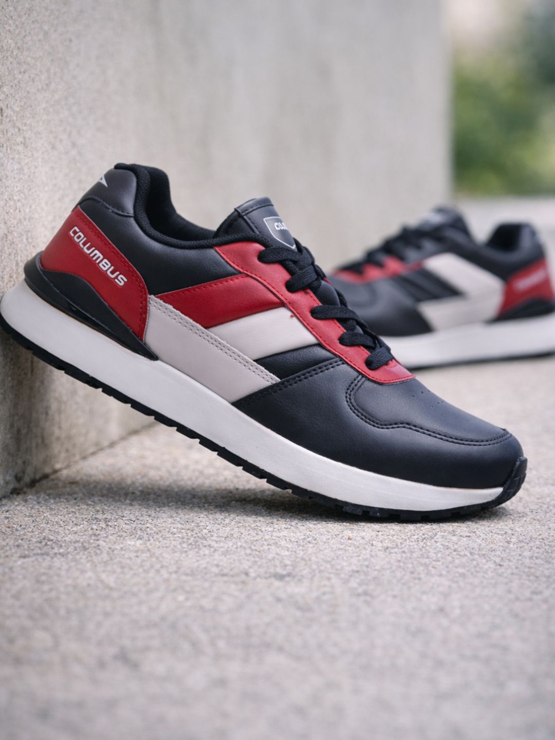 Columbus Men Mesh Running Non-Marking Shoes