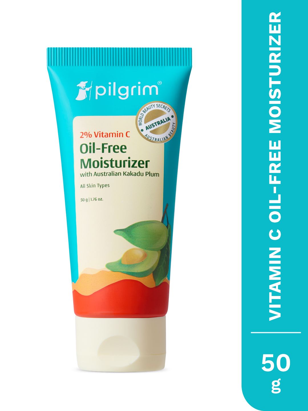 Vitamin C Oil-Free Moisturizer Pilgrim 2% Vitamin C Oil-Free Moisturizer with Kakadu Plum & Lime Pearl - 50 g