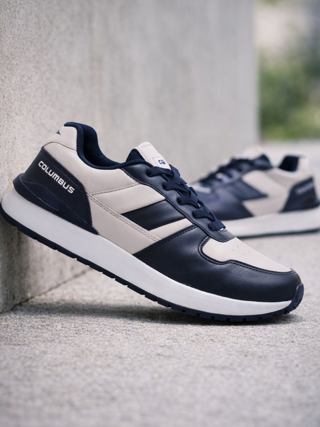 Columbus Men Mesh Running Non-Marking Shoes