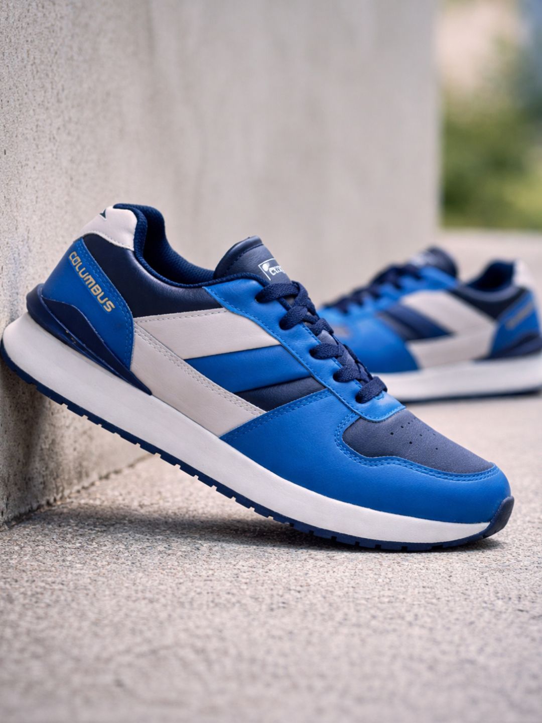 Columbus Men Mesh Running Non-Marking Shoes
